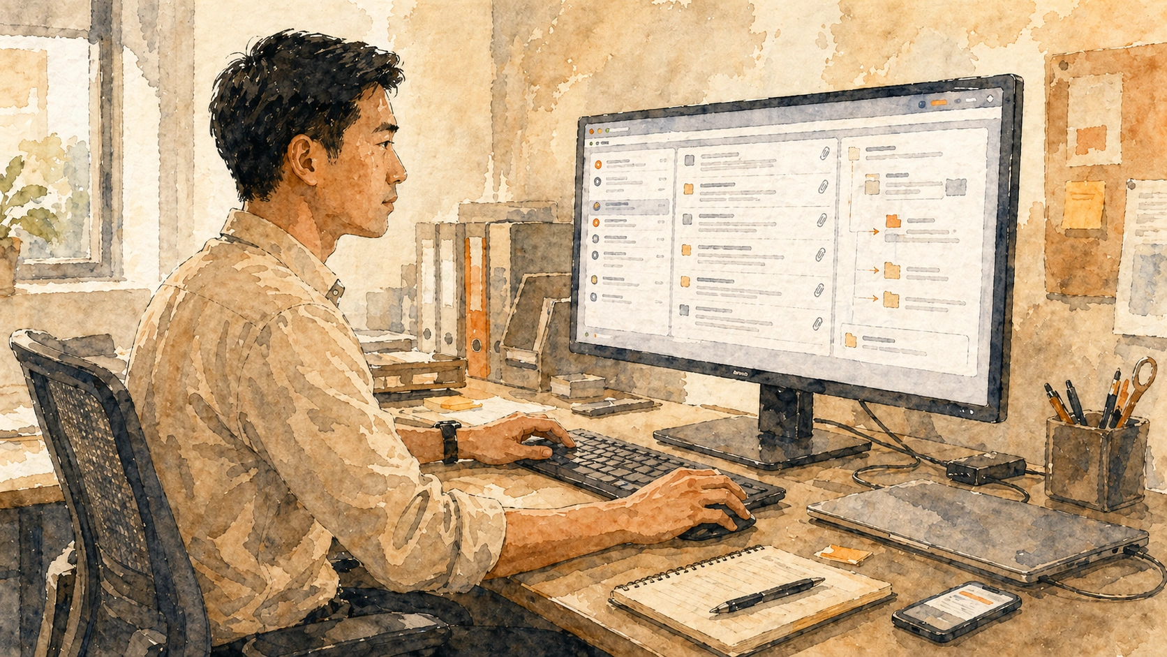 Reviewing documents arriving via Email Influx