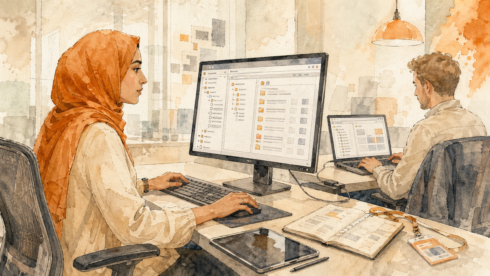 Viewing the same documents in different grouped views using virtual folders