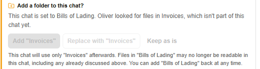 Add a folder to this chat? prompt