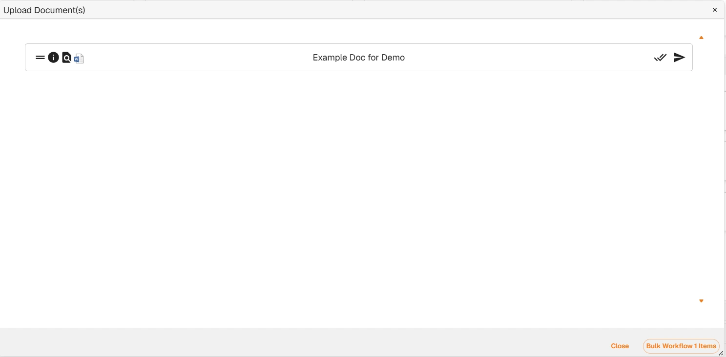 New モジュールからのアップロード | Docwize Docs