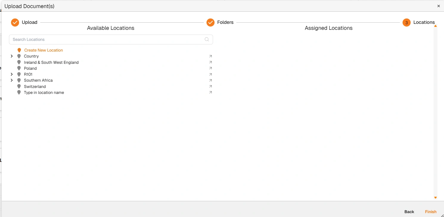 New モジュールからのアップロード | Docwize Docs
