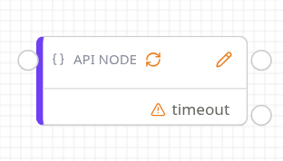 API Node with a failure route output